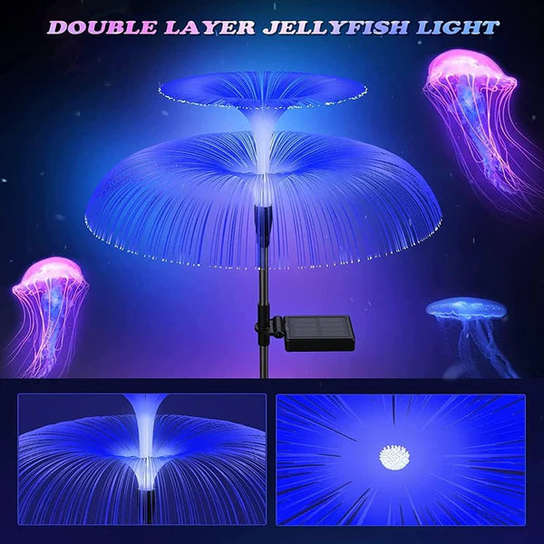7-COLOR CHANGING JELLYFISH LED LAMP