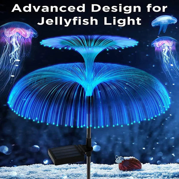 7-COLOR CHANGING JELLYFISH LED LAMP