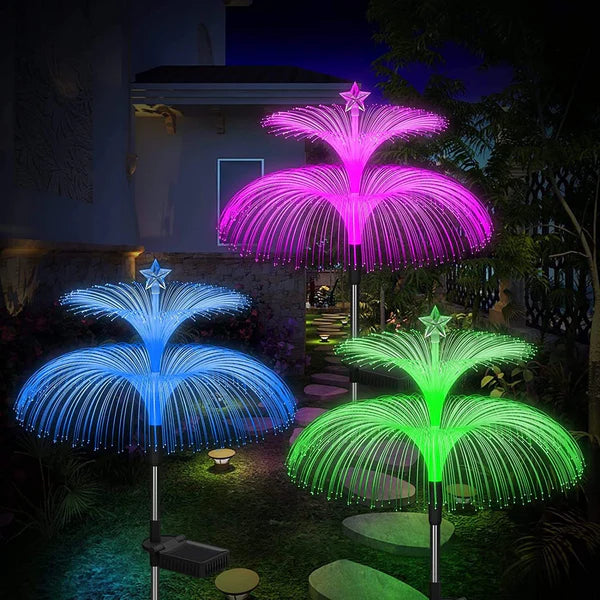 7-COLOR CHANGING JELLYFISH LED LAMP